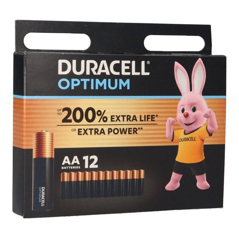 Duracell MN1500 AA Mignon Batterie Optimum 12er Blister von Duracell
