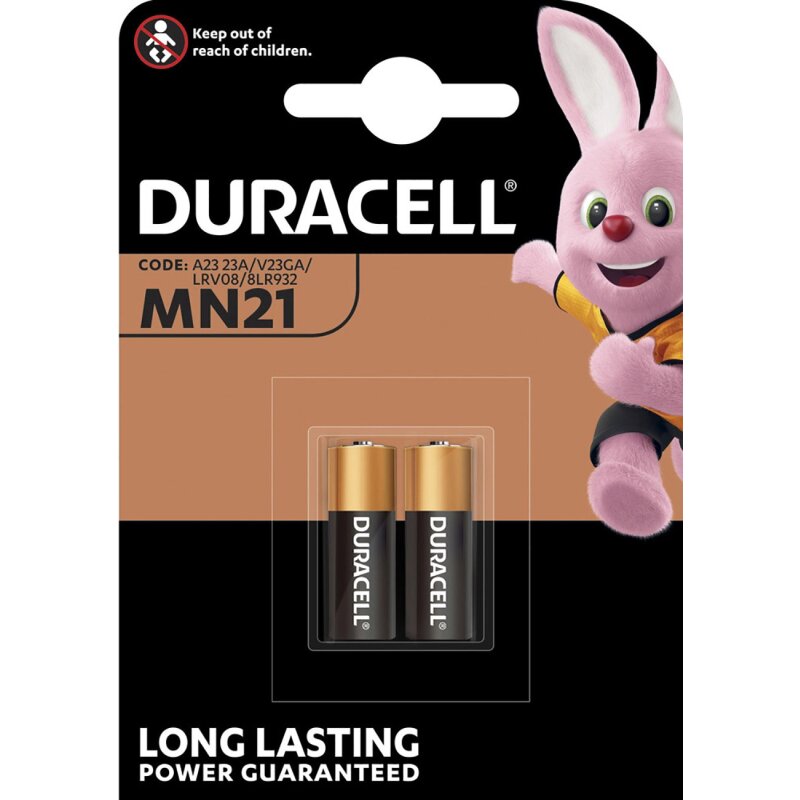 Duracell MN21 Alkaline-Knopfzelle 12V 33mAh von Duracell