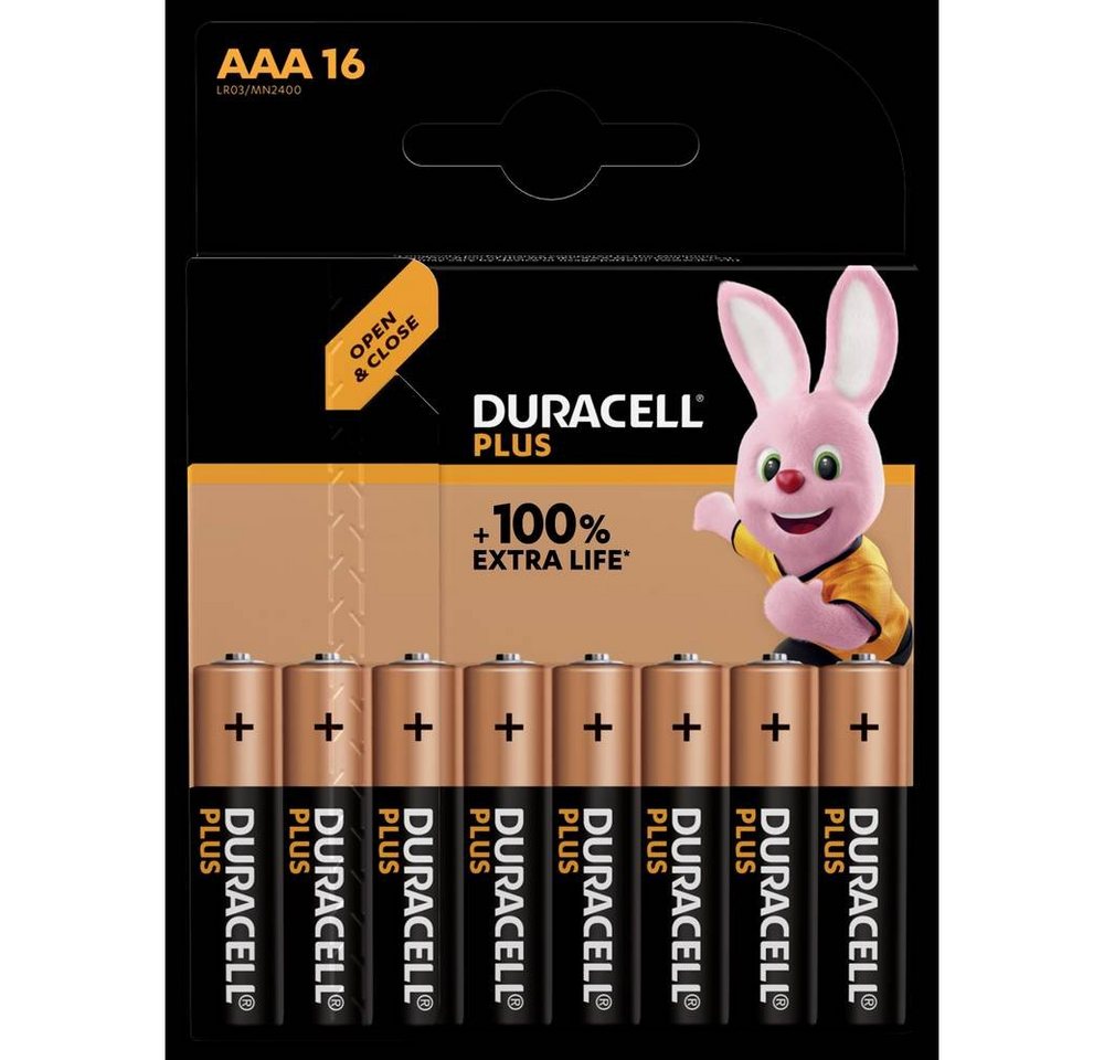 Duracell MN2400 Plus Micro Batterie Batterie von Duracell
