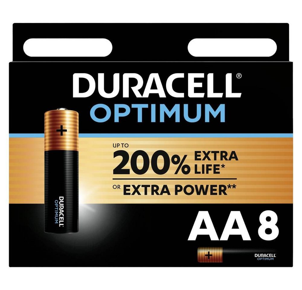 Duracell Mignon-Batterien 8er Batterie von Duracell