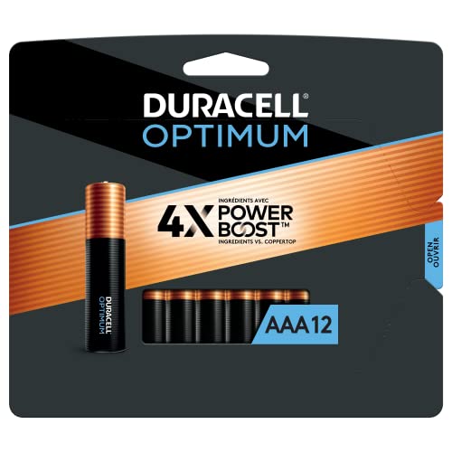 Duracell Optimum AAA Batteries | 12 Count Pack | Lasting Power Triple A Battery | Alkaline AAA… von Duracell