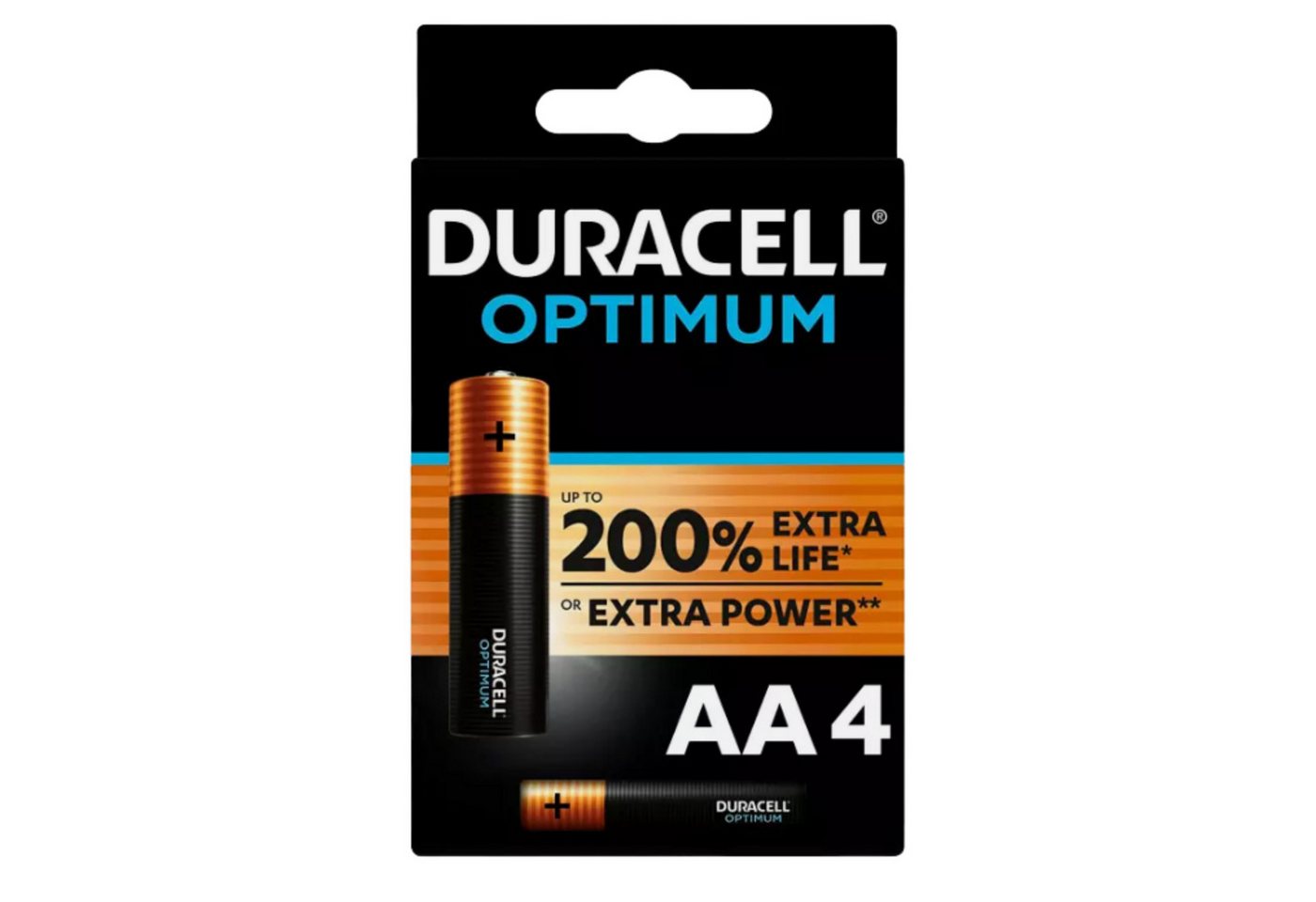 Duracell Optimum Batterien AA Batterie, bis zu 200% zusätzliche Lebensdauer oder extra Power Duracell Optimum Batterien AA Batterie, bis zu 200% zusätzliche Lebensdauer oder extra Power von Duracell