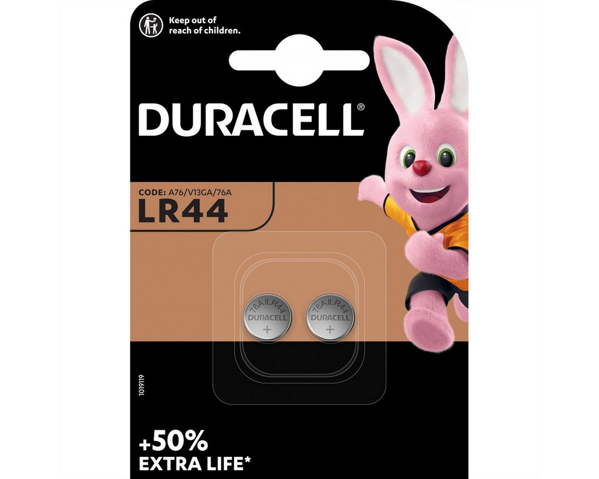 Duracell Original Knopfzelle DURACELL LR44 Original Knopfzelle Duracell Original Knopfzelle DURACELL LR44 Original Knopfzelle von Duracell