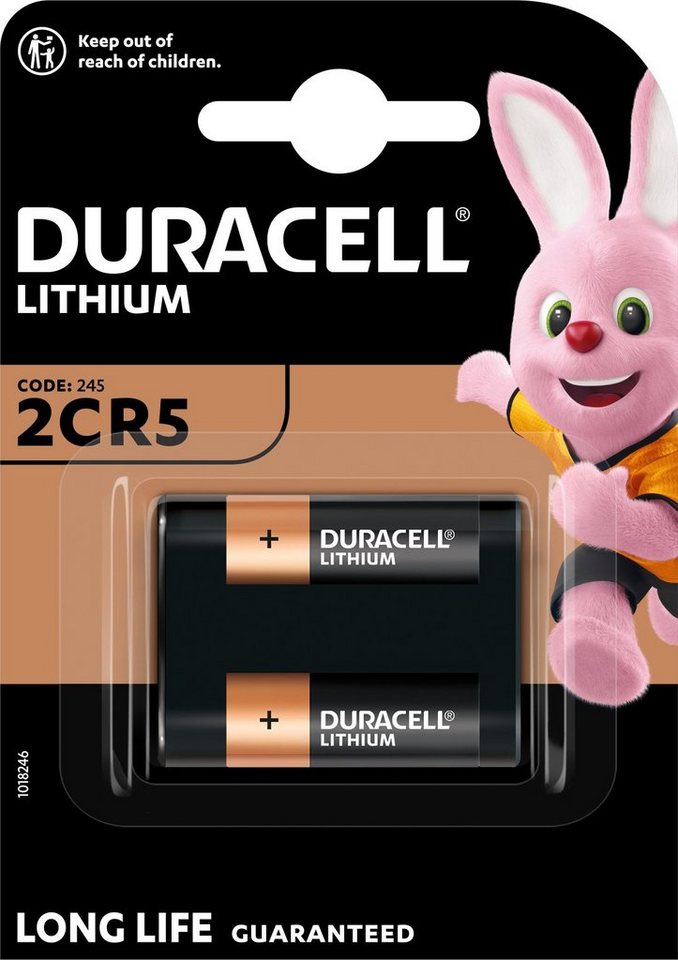 Duracell Photo 2CR5/245 Fotobatterie, 2CR5 (6 V, 1 St), 6V/1400mAh von Duracell