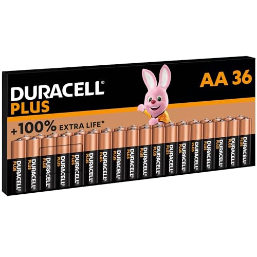 Duracell Plus Batterien AA, 36 Stück, langlebige Power, AA Batterie für Haushalt und Büro [Amazon exclusive] von Duracell