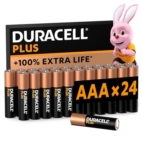 Duracell Plus Batterien AAA, 24 Stück, langlebige Power, AAA Batterie für Haushalt und Büro von Duracell