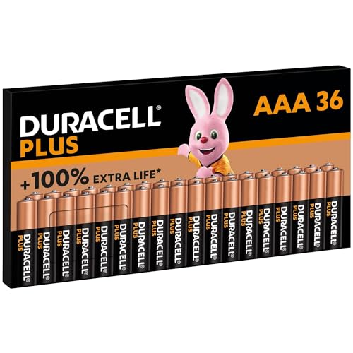 Duracell Plus Batterien AAA, 36 Stück, langlebige Power, AAA Batterie für Haushalt und Büro [Amazon exclusive] von Duracell