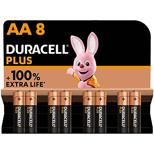 Duracell Plus Power Alkaline Batterien Mignon (AA)-8 Stück, LR06 von Duracell