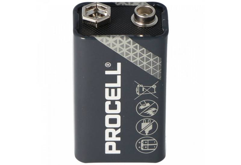 Duracell Procell Duracell ID1604 Industrial 9V-Block 6AM6 AlMN Tray Batterie, (9 Volt V) von Duracell