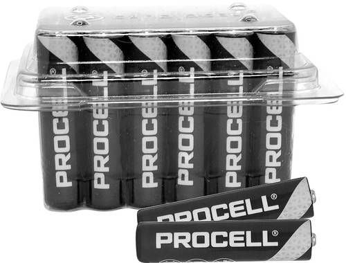 Duracell Procell Industrial Micro (AAA)-Batterie Alkali-Mangan 1.5V 24St. von Duracell