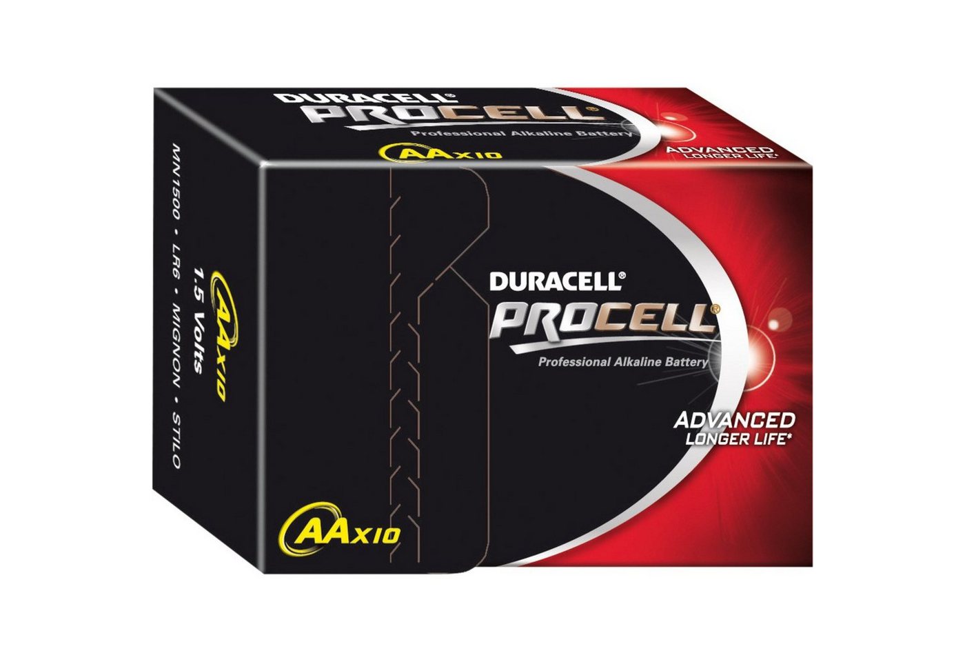 Duracell Procell Intense AA 10er Batterie von Duracell