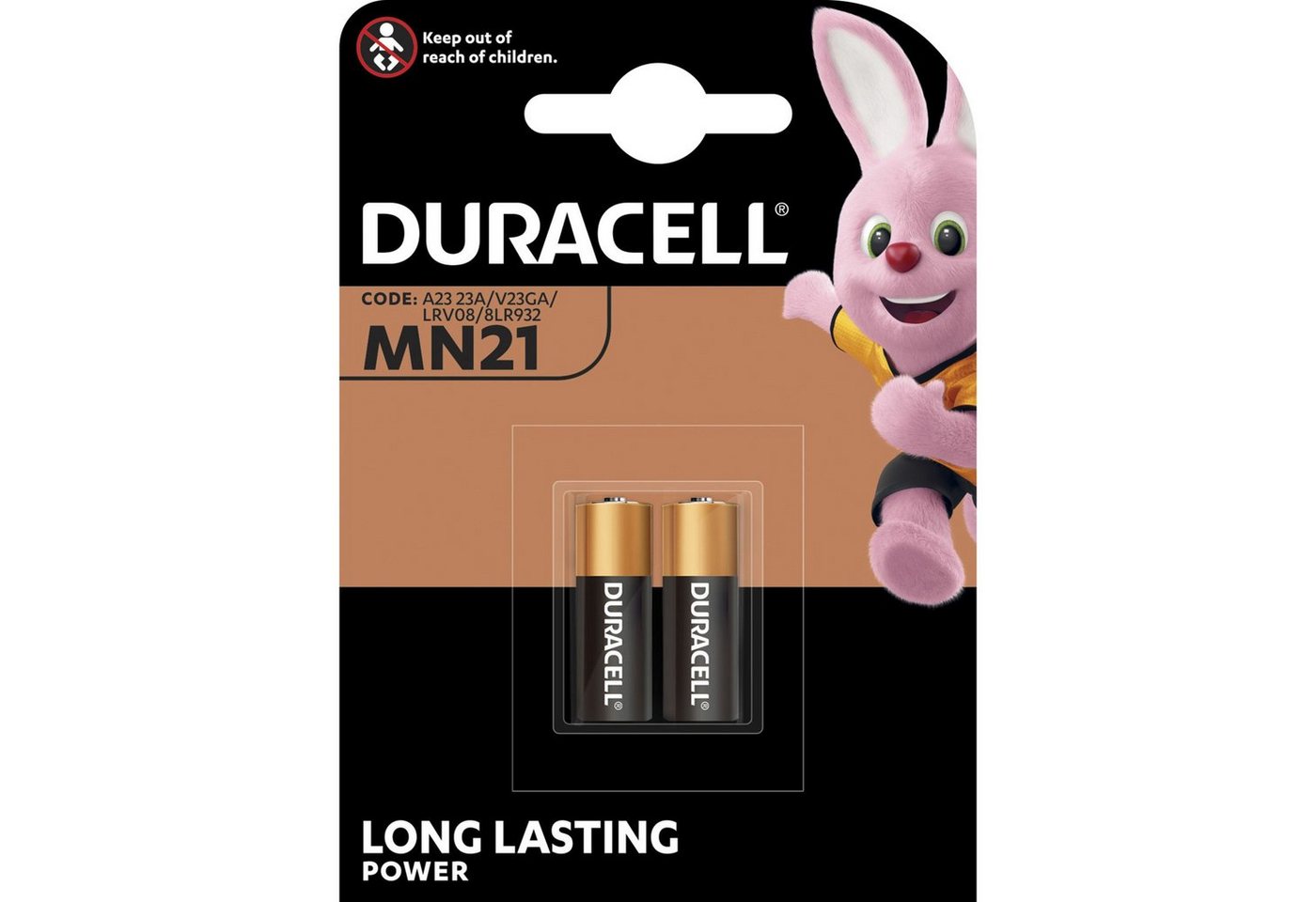 Duracell Duracell Security, Batterie, (2 Stück, MN21) Batterie von Duracell