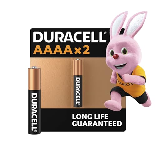 Duracell Spezialzellen Alkaline AAAA Batterie 1,5 V, 2er-Packung (LR8D425) entwickelt für den Einsatz in Digitalstiften, medizinischen Geräten und Stirnlampen von Duracell
