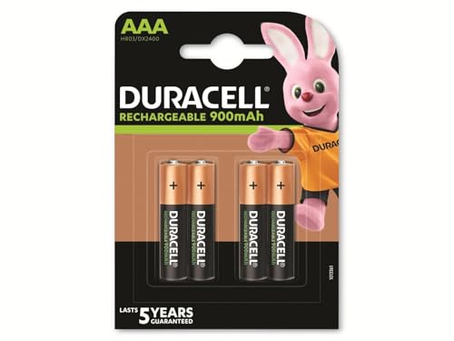 Duracell StayCharged HR03 Micro (AAA)-Akku NiMH 900 mAh 1.2V 4St. von Duracell