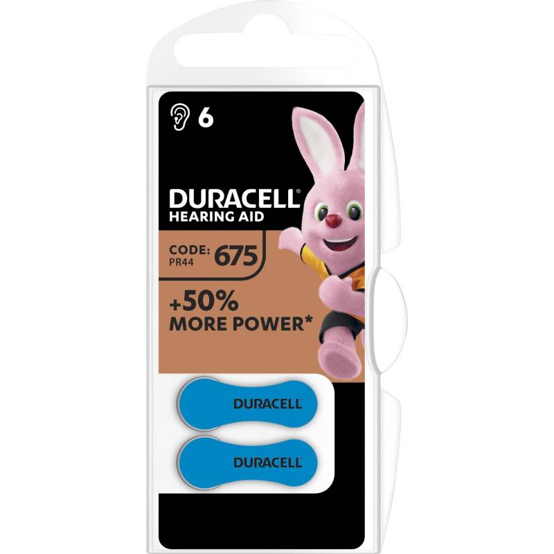 Hörgerätebatterie Hearing Aid 675 von Duracell