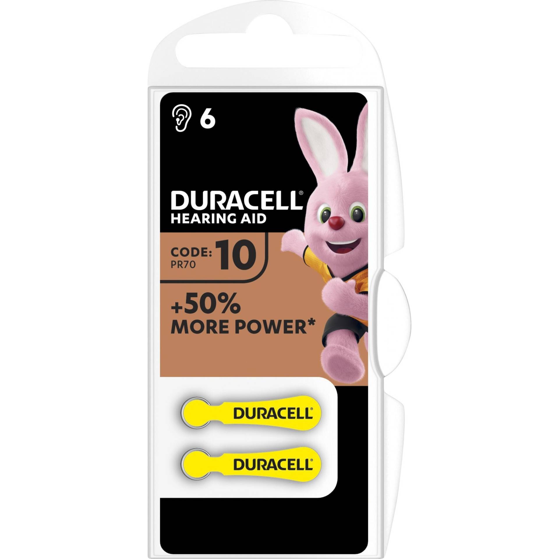 Hörgerätebatterie Hearing Aid 10 Hörgerätebatterie Hearing Aid 10 von Duracell