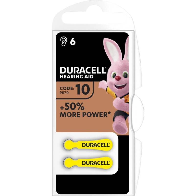Hörgerätebatterie Hearing Aid 10 von Duracell