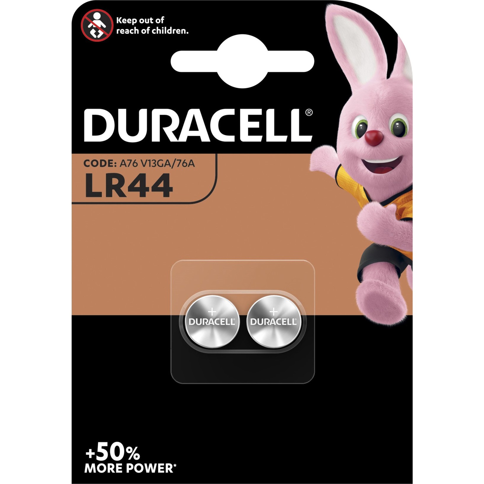 LR44 Batterie, Knopfzelle von Duracell