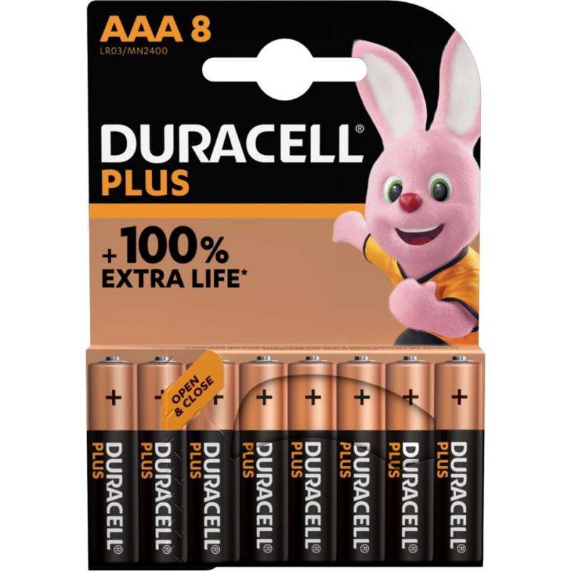 Plus, Batterie von Duracell