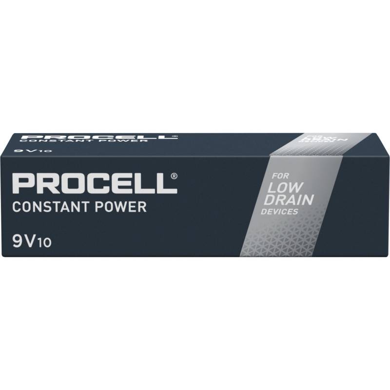 Procell Alkaline Constant Power 9V, Batterie von Duracell