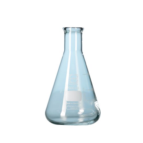 DURAN 21 217 14 08 Super Duty Erlenmeyerkolben, Enghalsig, 25ml Inhalt, 10 Stück von Duran