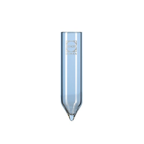 DURAN 21 611 17 Zentrifugenglas mit Spitzboden, Winkel 60°, 34mm x 100mm, 50ml Nenninhalt, 10 Stück von DURAN