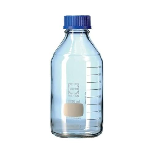 DURAN 21 801 36 Laborflasche mit DIN Gewinde, Ohne Verschluss und Ausgießring, Klar, 250ml Inhalt, 10 Stück DURAN 21 801 36 Laborflasche mit DIN Gewinde, Ohne Verschluss und Ausgießring, Klar, 250ml Inhalt, 10 Stück von DURAN