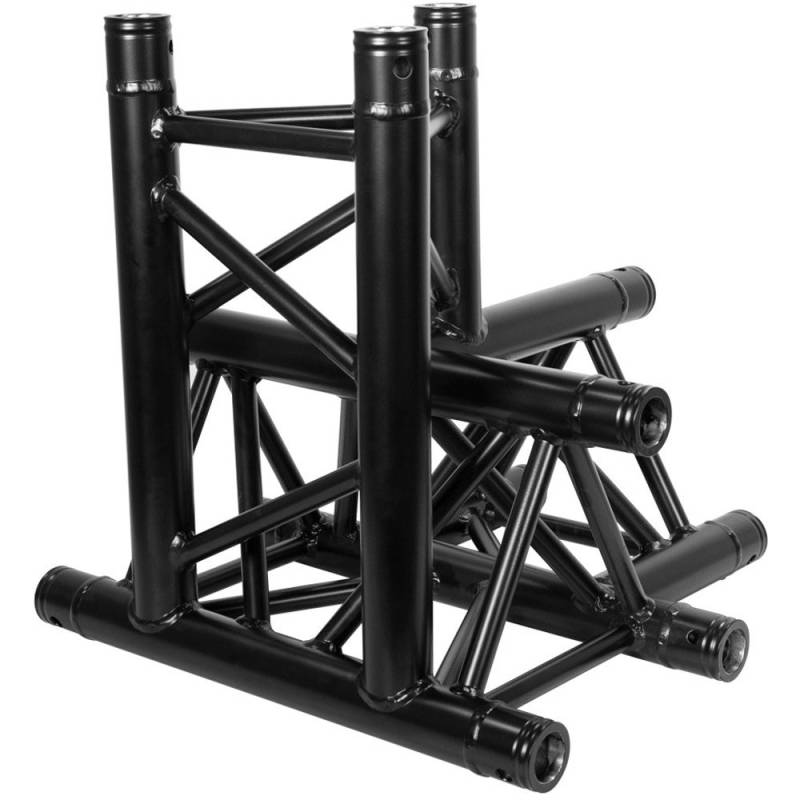 Duratruss DT 33/2-T42-TD 3-way T-joint 90°, down, matte black von Duratruss