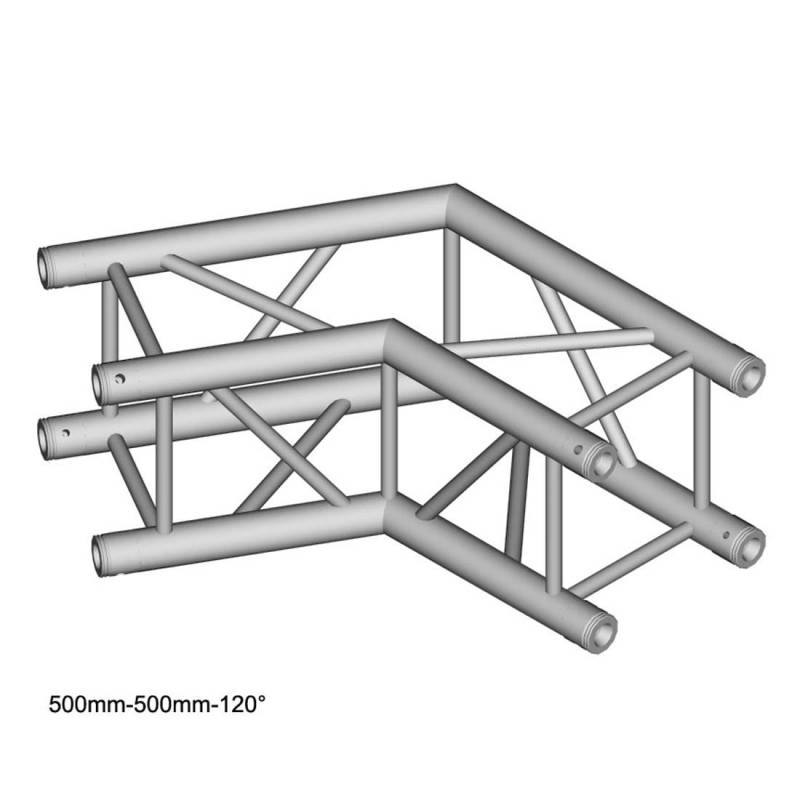 Duratruss DT 34 C22-L120 2-Wege Ecke 120 Grad, 50 cm von Duratruss
