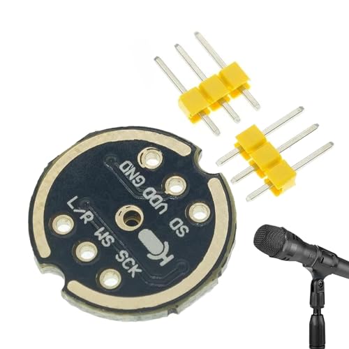Duroecsain MEMS Mikrofon Bypass-Modul, Mikrofonsensor-Erkennungsmodul | I2s-Schnittstellen-Mikrofonverstärker, Hochempfindliches Mikrofon-Bleitermodul für Duroecsain MEMS Mikrofon Bypass-Modul, Mikrofonsensor-Erkennungsmodul | I2s-Schnittstellen-Mikrofonverstärker, Hochempfindliches Mikrofon-Bleitermodul für von Duroecsain