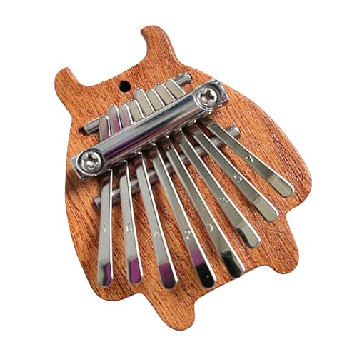 Duroecsain Symmetry Daumenklavier, Daumenklavier mit 8 Tasten | Tragbares Taschenpiano, Fingerklavier für und Erwachsene, Rucksackanhänger, gutes Musikzubehör von Duroecsain