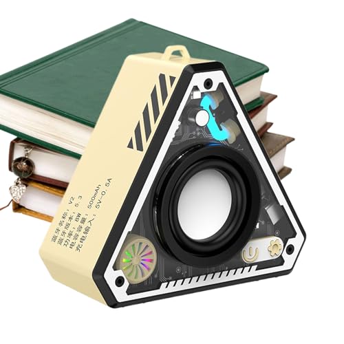 Duroecsain Tragbare Lautsprecher - kabelloser Akku-Lautsprecher mit Bassverstärker,Desktop-Stereo-Subwoofer Mit Wiederaufladbarem Akku Für Computer, Strandpartys & Terrasse Duroecsain Tragbare Lautsprecher - kabelloser Akku-Lautsprecher mit Bassverstärker,Desktop-Stereo-Subwoofer Mit Wiederaufladbarem Akku Für Computer, Strandpartys & Terrasse von Duroecsain