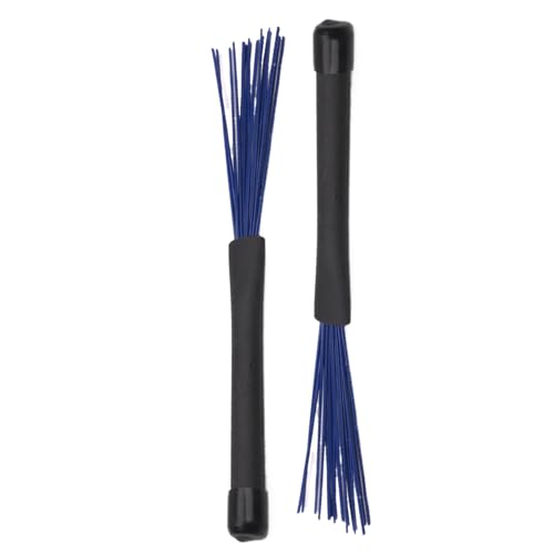 Duroecsain Trommelbürste, Drum Sticks Pinsel,Nicht rutschflexible stille Drumsticks MALKETS Pinsel - Professionelles Instrumentenwerkzeug zum Trommeln, Üben, Schlagzeug Duroecsain Trommelbürste, Drum Sticks Pinsel,Nicht rutschflexible stille Drumsticks MALKETS Pinsel - Professionelles Instrumentenwerkzeug zum Trommeln, Üben, Schlagzeug von Duroecsain