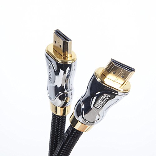 Duronic HDC04 HDMI-Kabel 1m | 24k Goldkontakte | High-Speed HDMI V2.0 für Ultra-HD 2160p 4K Auflösung, 3D und Ethernet | Für PS5 und VR von Duronic