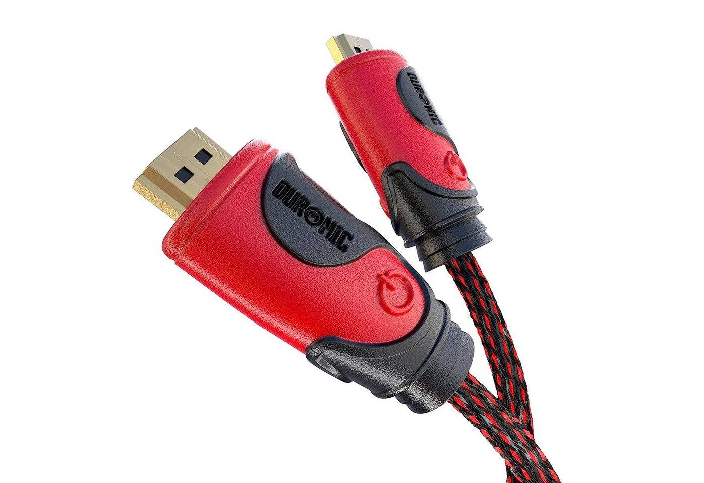 Duronic HDMI-Kabel, HDC03 HDMI-Kabel 1,5m - 24k Goldkontakte - High-Speed HDMI V2.0 von Duronic