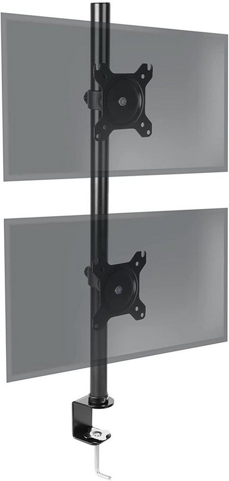 Duronic Monitor-Halterung, (DM15V2 Monitorständer, Doppel-PC-Tischhalterung, Dual Monitorarm) von Duronic