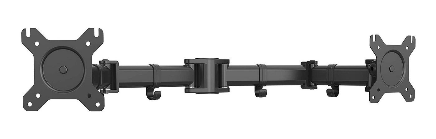 Duronic Monitorständer, (DM25P2 Monitorarme, 2 Monitorhalterungen für Monitorständer, Robuster Stahl, VESA 75/100, Zusatzarme für DM25-Serie, Einzelteil für alle Stangen, Monitorhalter für 2 Displays) von Duronic