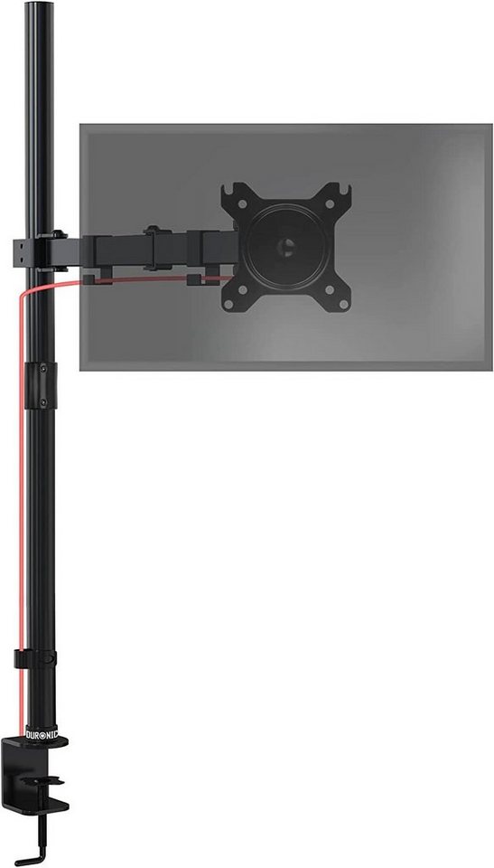 Duronic Monitorständer, (DMT151X3 Monitorarm, Monitorhalterung, Bildschirmhalterung, Monitorständer für einen LCD/LED Computer Bildschirm, Höhenverstellbar, VESA max. 100 x 100 mm, Stahlstruktur, 8kg pro Arm) von Duronic