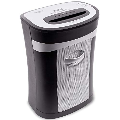 Duronic PS591 Aktenvernichter, Schredder mit Sicherheitsstufe P2, Reißwolf für Büro und Home-Office, Zerkleinerer für 20 Blatt und CDs, 33 Liter von Duronic