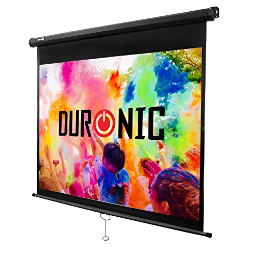 Duronic Projektor-Leinwand MPS80/43 | 80 Zoll manuelle Projektionsleinwand Größe: 163 x 122 cm Mattweiß HD Pull Down | Heimkino, Schule, Büro, 4K 8K Ultra HDR Duronic Projektor-Leinwand MPS80/43 | 80 Zoll manuelle Projektionsleinwand Größe: 163 x 122 cm Mattweiß HD Pull Down | Heimkino, Schule, Büro, 4K 8K Ultra HDR von Duronic