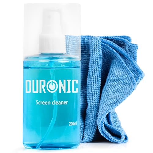 Duronic SCK101 200ml Reinigungsset mit Mikrofasertuch - Ideal für die Reinigung von Computer-Bildschirmen, PCs, Fernsehern, TFT LCD OLED Plasma, Tablet, Telefon Duronic SCK101 200ml Reinigungsset mit Mikrofasertuch - Ideal für die Reinigung von Computer-Bildschirmen, PCs, Fernsehern, TFT LCD OLED Plasma, Tablet, Telefon von Duronic