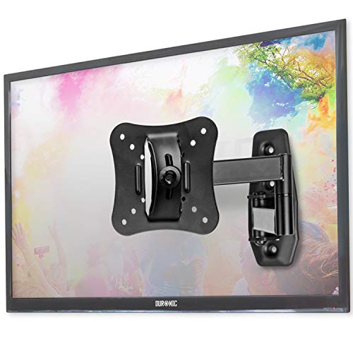 Duronic TVB0920 Wandhalterung | Fernseher bis 32" Zoll | 18 kg Belastbarkeit | VESA 100 x 100, 75 x 75, 50 x 50 | Neigbar schwenkbar TV Halterung | Plasma LED OLED LCD Fernsehhalterung | Monitor von Duronic