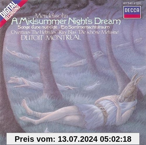 Mendelssohn:Midsummer Nights Dream von Dutoit/Mso