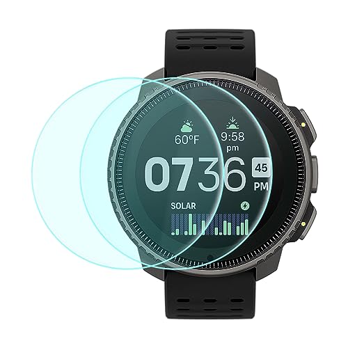 Duttek [2er Pack] für Suunto Vertical Displayschutzfolie [Anti-Kratz] 9H Ultra-dünner gehärteter Glasfolie Displayschutzfolie, kompatibel mit Suunto Vertical Uhren von Duttek