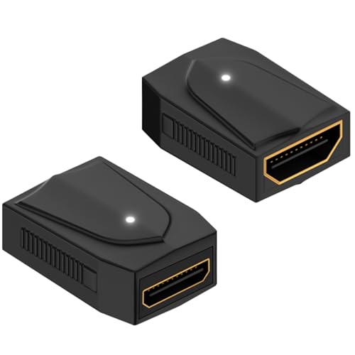 Duttek 8K HDMI auf Mini HDMI Adapter, HDMI Female to Mini HDMI Adapter, 48Gbps Mini HDMI to HDMI Unterstützt Dynamic HDR für 8K@60Hz, 4K@120Hz für Fernseher, PS5, Laptops, Monitore (2er Pack) von Duttek