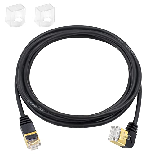 Duttek Cat8 Kabel, RJ45 Stecker Verlegekabel, 2m, 40Gbps, 2000 MHz, RJ45 Ethernet Kabel mit vergoldetem Kopf, für Laptop, Switch, Desktop, Netzwerkkabel von Duttek