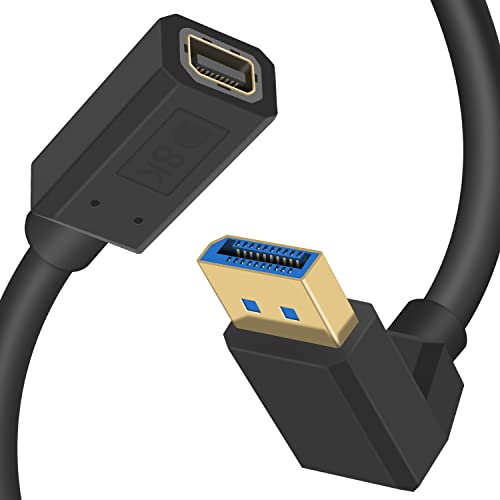 Duttek Mini Displayport auf DisplayPort 1.4a Kabel, 8K@60Hz Mini DisplayPort Buchse auf DisplayPort Stecker, Down Winkel Verlängerungskabel, bidirektionale Übertragung 0,3 m Duttek Mini Displayport auf DisplayPort 1.4a Kabel, 8K@60Hz Mini DisplayPort Buchse auf DisplayPort Stecker, Down Winkel Verlängerungskabel, bidirektionale Übertragung 0,3 m von Duttek