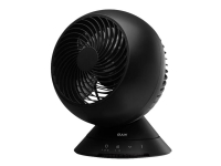 Duux Globe Tischventilator Schwarz, Haushalts-Lamellenlüfter, Schwarz, Tisch, Acrylnitril-Butadien-Styrol (ABS), 13 dB, 26 cm von Duux