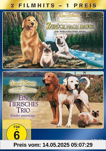 Zurück nach Hause - Die unglaubliche Reise / Ein tierisches Trio - Wieder unterwegs (2 Dis [2 DVDs] von Duwayne Dunham
