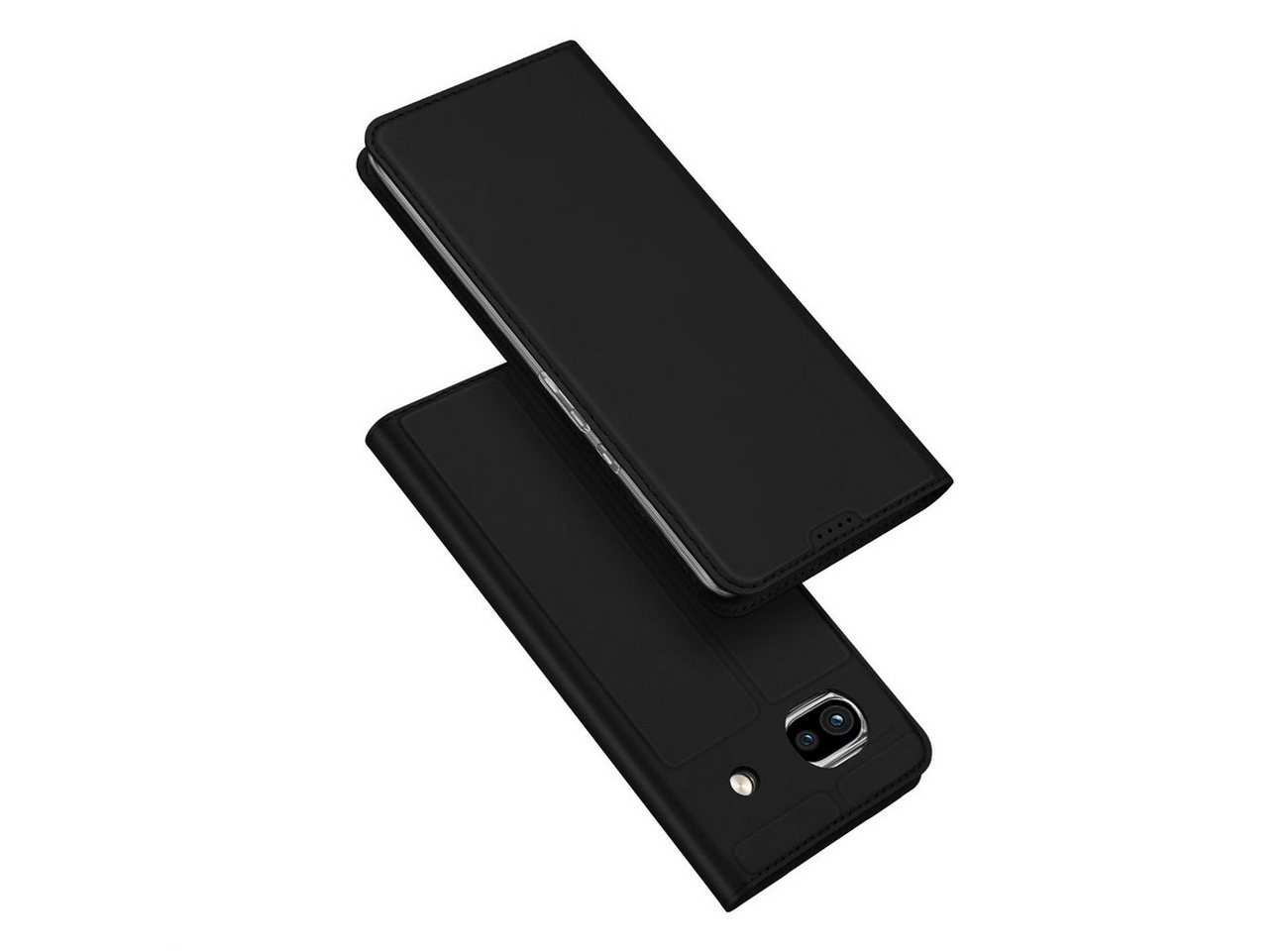 Dux Ducis Smartphone-Hülle Skin Pro Hülle für Google Pixel 7a Flip Card Schwarz von Dux Ducis
